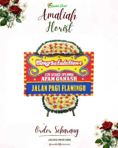 Bunga Papan Congratulation di Gumbrih